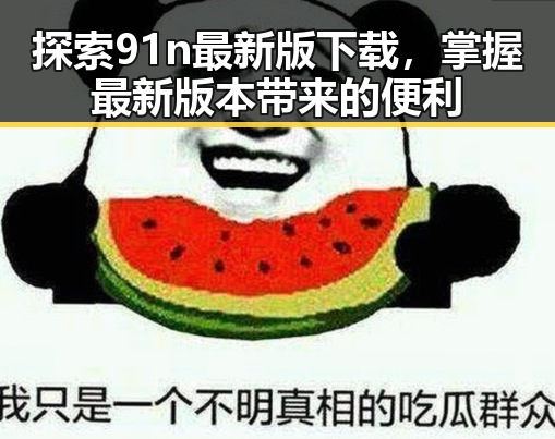 探索91n最新版下载，掌握最新版本带来的便利