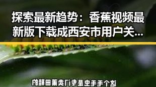 探索最新趋势：香蕉视频最新版下载成西安市用户关注焦点