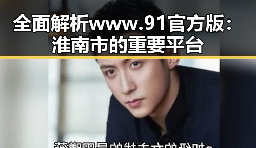 全面解析www.91官方版：淮南市的重要平台