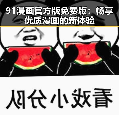 91漫画官方版免费版：畅享优质漫画的新体验