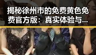 揭秘徐州市的免费黄色免费官方版：真实体验与安全指南